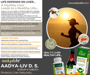 Aadya-liv D.S. Syrup - For Healthy Liver and Improves Appetite & Digestion