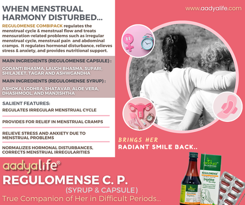 Regulomense, A Herbal Supplement that Normalizes Menstrual Cycles, Provides Relief During Painful Menstruation
