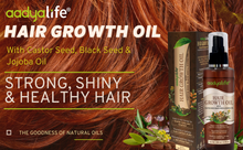 Aadya Life Hair Growth Oil 200 ml - For Healthy, Thick and Shiny hair -| Enhanced with Castor Seed, Jojoba & Black Seed Oil (Pack Of 1 (1 x 200 ml))