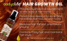 Aadya Life Hair Growth Oil 200 ml - For Healthy, Thick and Shiny hair -| Enhanced with Castor Seed, Jojoba & Black Seed Oil (Pack Of 1 (1 x 200 ml))