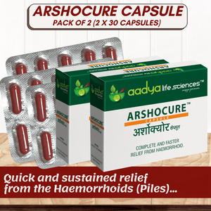 Arshocure Capsule, A Herbal Cure for Piles ( Bavasir) - Aadya Life Sciences