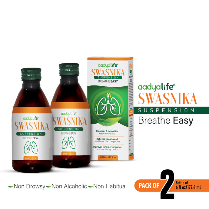 Swasnika Suspension, A herbal remedy for respiratory health and for easy breathing