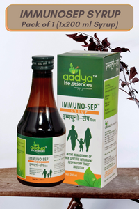 Immuno-Sep Syrup that Improves General Immunity and Fights against recurrent respiratory infections - Aadya Life Sciences