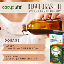 Regulo Kas–H Syrup, a non-sedative, non-alcoholic, ayurvedic cough remedies