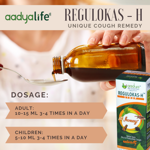 Regulo Kas–H Syrup, a non-sedative, non-alcoholic, ayurvedic cough remedies