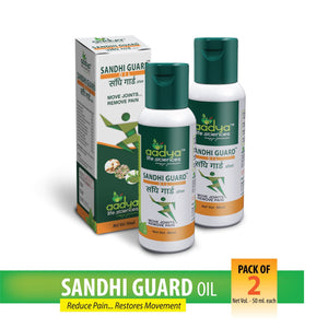 Sandhiguard herbal oil for muscular pain relief, sprain and inflammation - Aadya Life Sciences