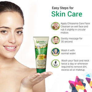 Chloasma Care Herbal Face Wash for skin problems such as pigmentation, dark spots and uneven skin tone - Aadya Life Sciences